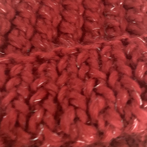 Fox fur pom pom Baby alpaca hat - Picture 5 of 6